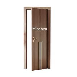 Interior exterior veneer wood door for home